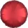 Piros Dark Red kör fólia lufi 43 cm