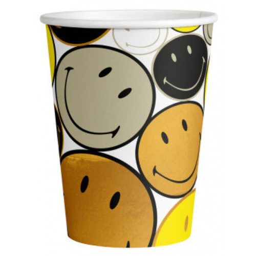 Emoji Smiley Originals papír pohár 8 db-os 250 ml
