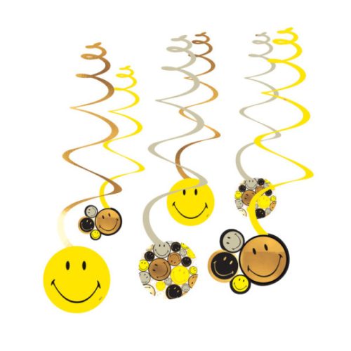 Emoji Smiley Originals szalag dekoráció 6 db-os szett