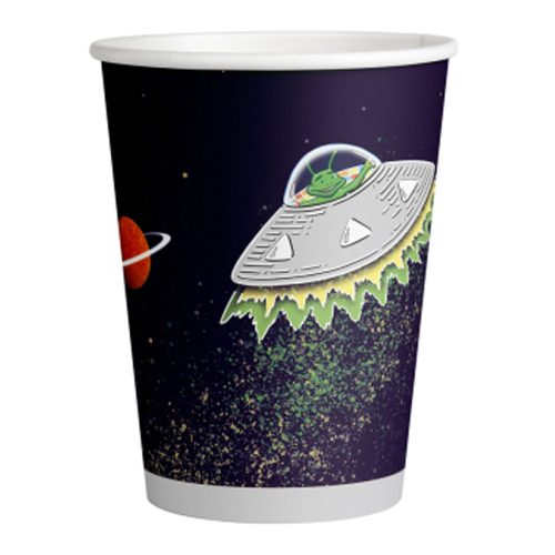 Űr Space papír pohár 8 db-os 250 ml