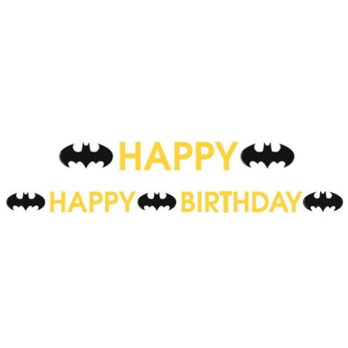 Batman City Happy Birthday felirat 180 cm