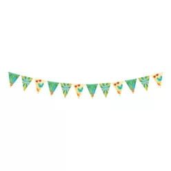 Nyár Surf Party papír zászlófüzér 400 cm