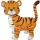Tigris Multi Orange fólia lufi 63 cm