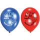 Disney Verdák 95 léggömb, lufi 6 db-os 9 inch (22,8 cm)