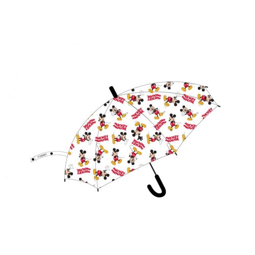 Disney Mickey gyerek félautomata átlátszó esernyő Ø74 cm