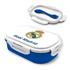 Real Madrid Emblem szendvicsdoboz + evőeszköz szett