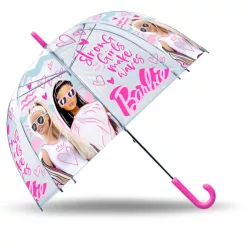 Barbie Strong Girls gyerek átlátszó esernyő Ø70 cm