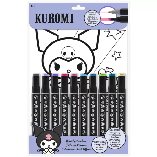 Hello Kitty Kuromi számos színező
