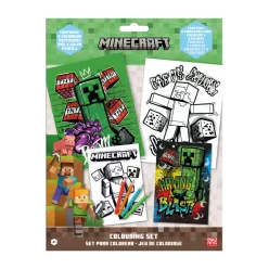 Minecraft Having a Blast színező szett matricával