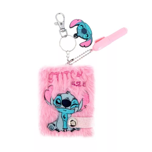 Disney Lilo és Stitch, A csillagkutya 626 plüss mini notesz tollal, kulcstartóval