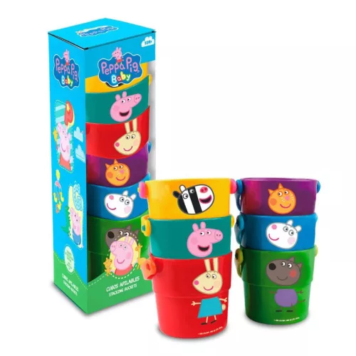 Peppa malac Friends fürdőjáték 6 db-os