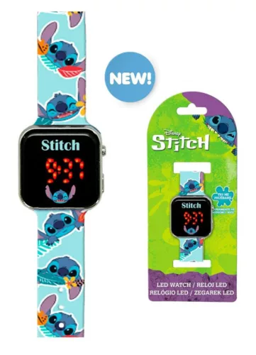 Disney Lilo és Stitch, A csillagkutya Magical Blue digitális LED karóra
