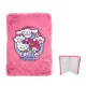 Hello Kitty Friends plüss A5 notesz, jegyzetfüzet