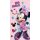 Disney Minnie Smile fürdőlepedő, strand törölköző 70x137 cm (Fast Dry)