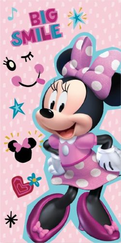 Disney Minnie Smile fürdőlepedő, strand törölköző 70x137 cm (Fast Dry)