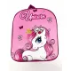 Unikornis Pink Blossom 3D hátizsák, táska 30 cm