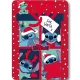 Disney Lilo és Stitch, A csillagkutya Santa Karácsonyi polár takaró 100x140cm