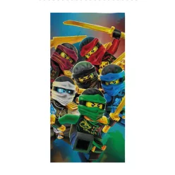   Lego Ninjago Golden Weapons fürdőlepedő, strand törölköző 70x140cm (Fast Dry)