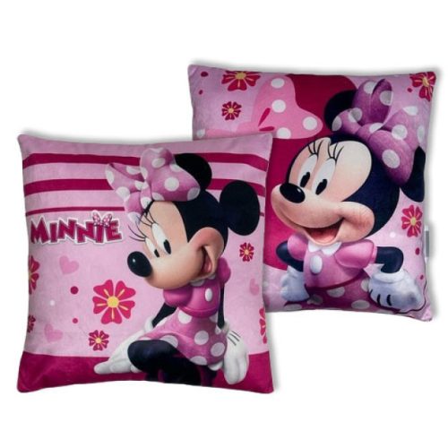 Disney Minnie Lovely párna, díszpárna 38x38 cm Velúr