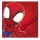 Pókember Spidey Red kéztörlő, arctörlő, törölköző 30x30cm