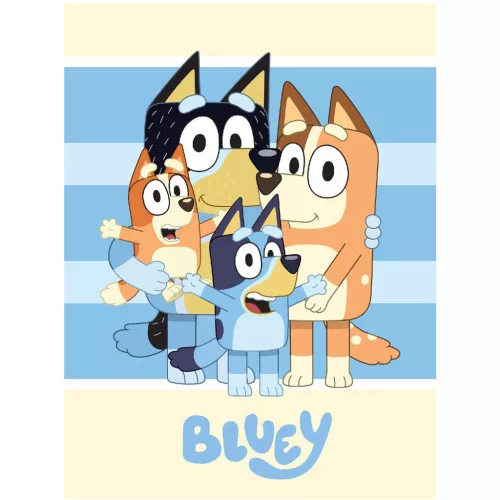 Bluey Happiness polár takaró 100x140cm