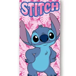   Disney Lilo és Stitch, A csillagkutya Pink Paradise fürdőlepedő, strand törölköző 70x140cm (Fast Dry)