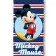 Disney Mickey Navy Stripe fürdőlepedő, strand törölköző 70x140cm (Fast Dry)