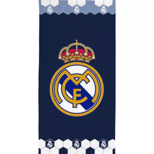 Real Madrid Hexa Design fürdőlepedő, strand törölköző 70x140cm (Fast Dry)