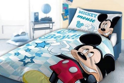 Disney Mickey Oh Boy Gyerek ágyneműhuzat 100×135cm, 40×60 cm