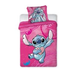   Disney Lilo és Stitch, A csillagkutya Heartbeat gyerek, ovis ágyneműhuzat 100×135 cm, 40×60 cm
