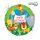 Happy Birthday Jungle Animals Holo fólia lufi 46 cm