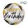 Happy Birthday Glitter Marble fólia lufi 46 cm