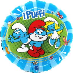 Hupikék törpikék Fun fólia lufi 46 cm