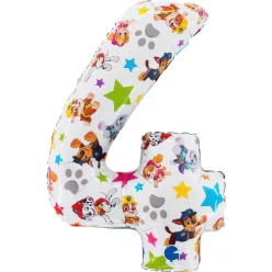 Mancs Őrjárat Star 4-es szám fólia lufi 66 cm