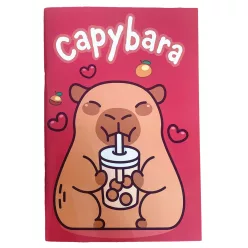 Kapibara Drink B/5 vonalas füzet 40 lapos