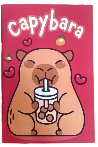 Kapibara Drink B/5 vonalas füzet 40 lapos