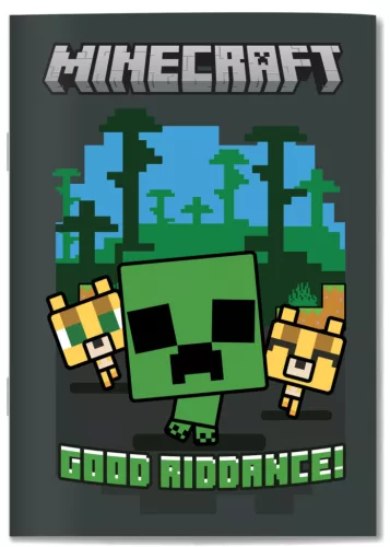 Minecraft Good Riddance B/5 vonalas füzet 40 lapos