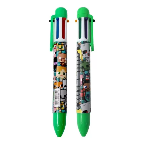 Minecraft Chibi 6 színű toll