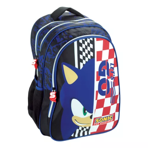 Sonic a sündisznó Champion Racer iskolatáska, táska 42 cm