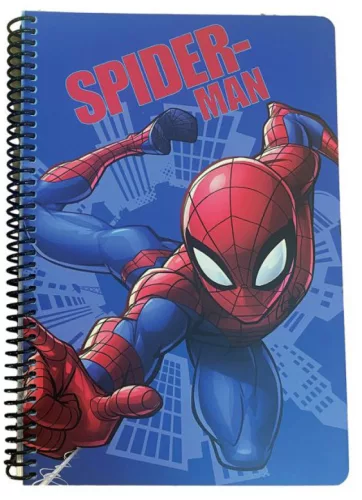 Pókember Web Head B/5 vonalas spirál füzet 70 lapos