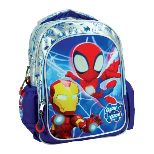 Pókember Spidey Glow hátizsák, táska 31 cm