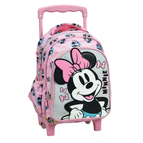 Disney Minnie Pretty in Pink gurulós ovis hátizsák, táska 30 cm