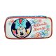 Disney Minnie Boho 2 rekeszes tolltartó 26 cm