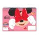 Disney Minnie Wink A/4 spirál vázlatfüzet, 30 lapos