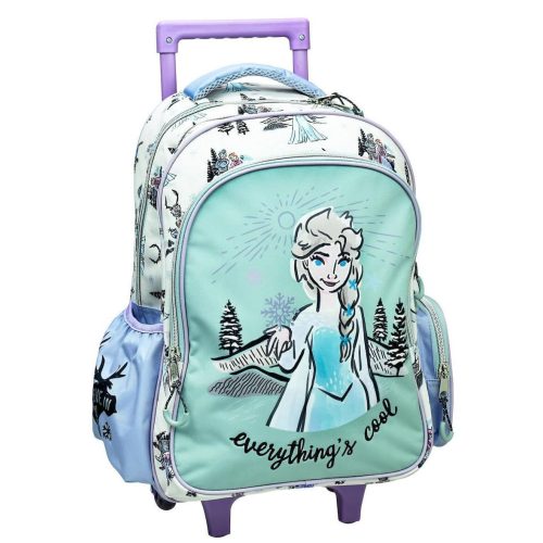 Disney Jégvarázs Adventure gurulós iskolatáska, táska 46 cm