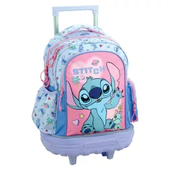   Disney Lilo és Stitch, A csillagkutya Scrapbook prémium gurulós iskolatáska, táska 46 cm