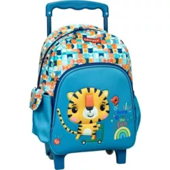   Fisher-Price Animals Tiger gurulós ovis hátizsák, táska 30 cm