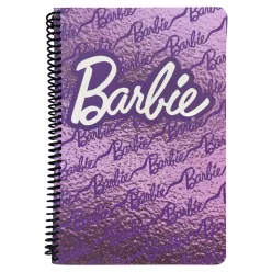 Barbie Purple B/5 vonalas spirál füzet 70 lapos
