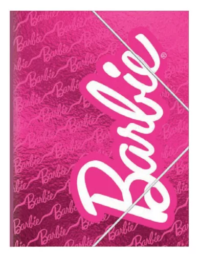 Barbie Pink A/4 gumis mappa