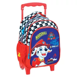   Mancs Őrjárat Marshall Racing gurulós ovis hátizsák, táska 30 cm